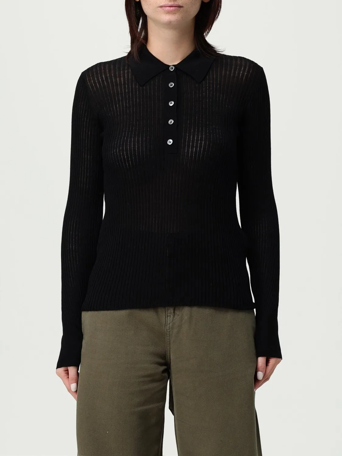 Polo in maglia di lana Roberto Collina