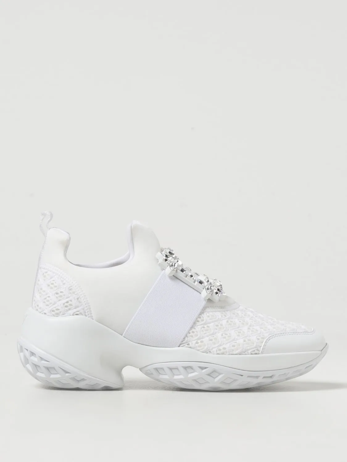 Sneakers Viv' Run Roger Vivier in mesh traforato e neoprene