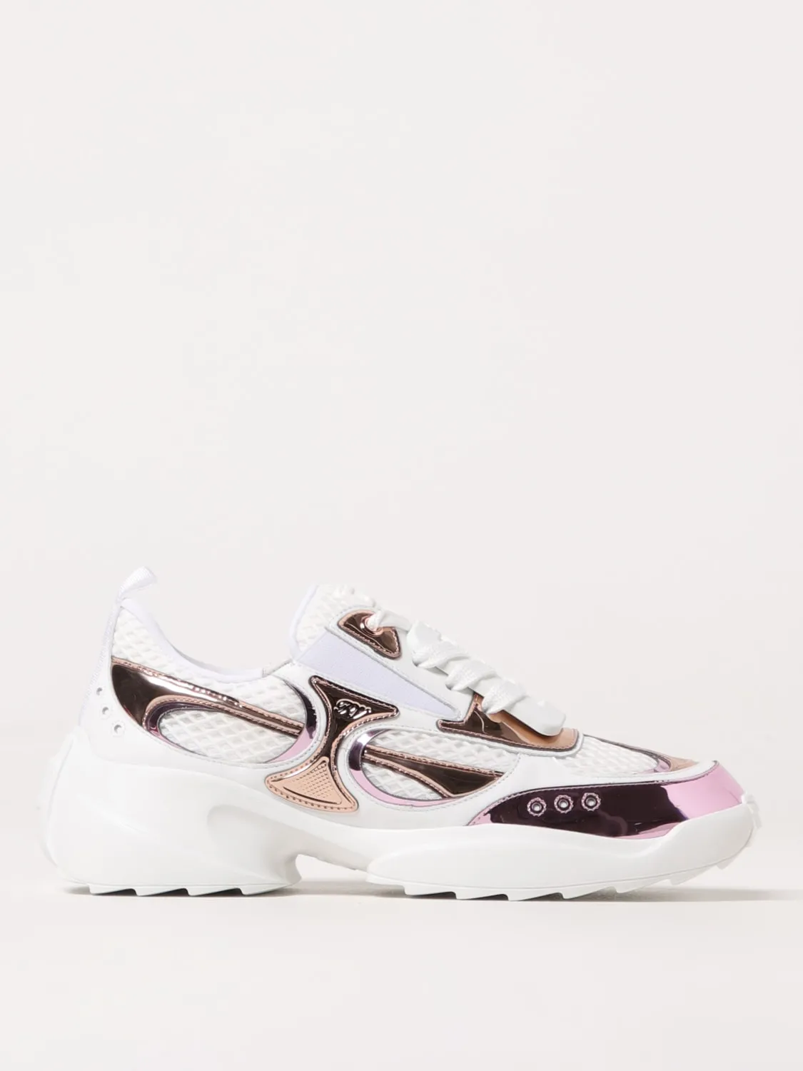 Sneakers Viv On The Run Roger Vivier in pelle e mesh