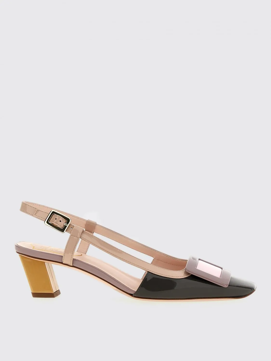 Slingback Belle Vivier Roger Vivier in vernice