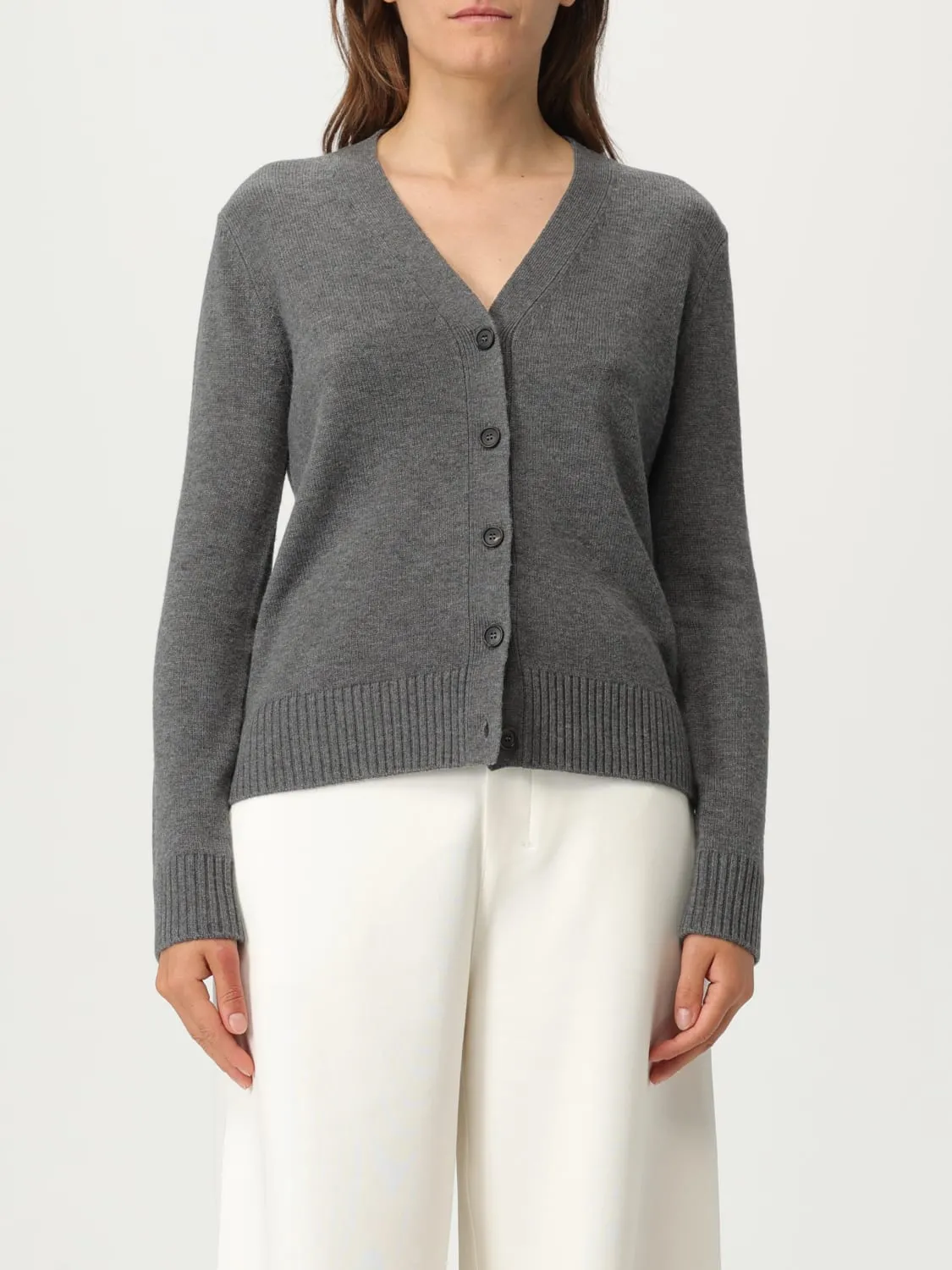Cardigan Apollo in lana con toppe 'S Max Mara