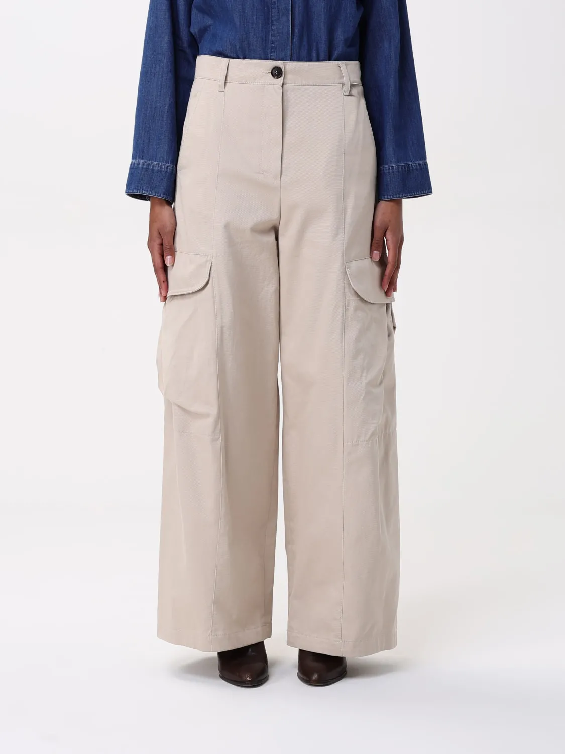 Pantalone cargo 'S Max Mara in cotone