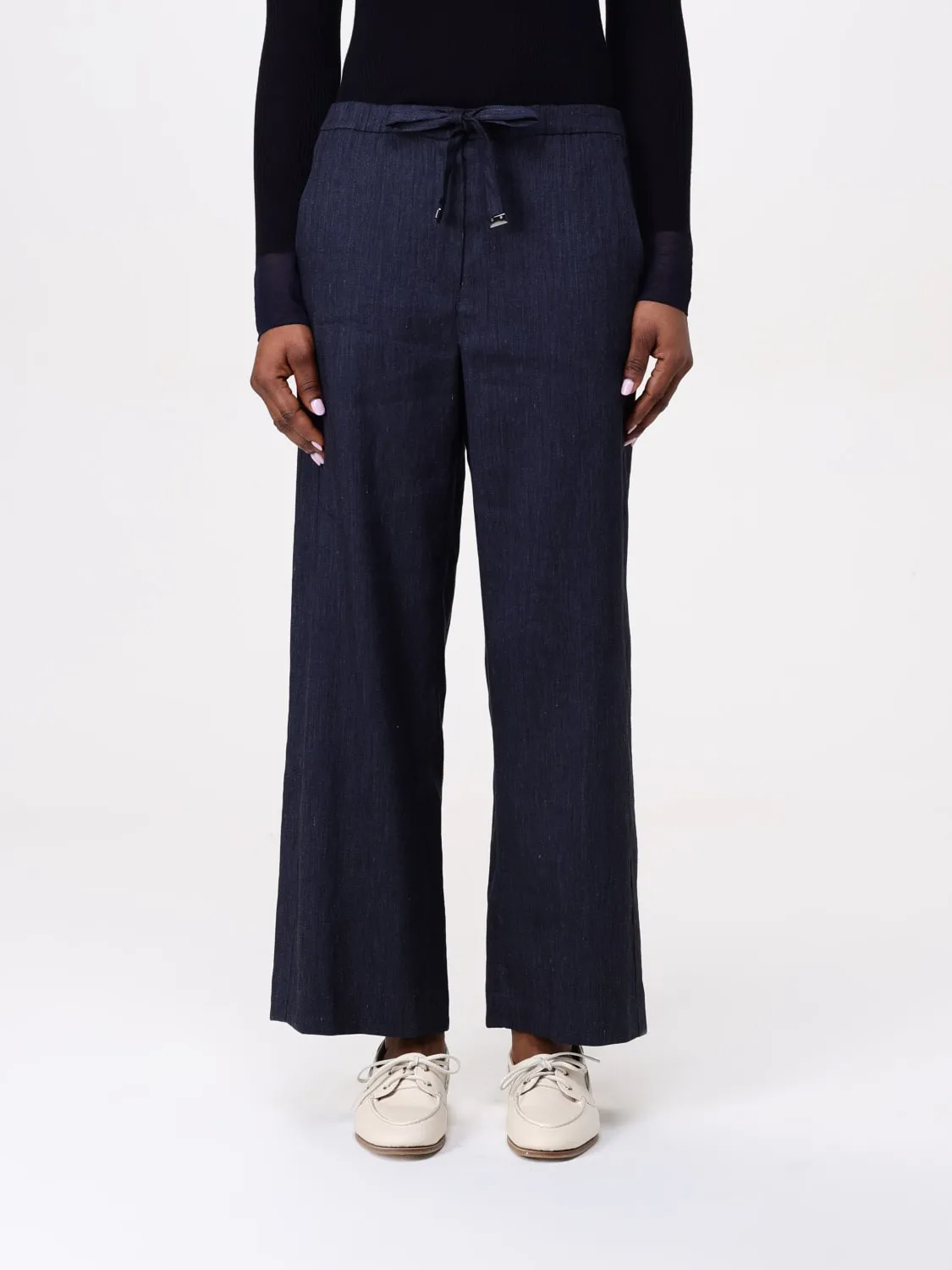 Pantalone 'S Max Mara in misto lino