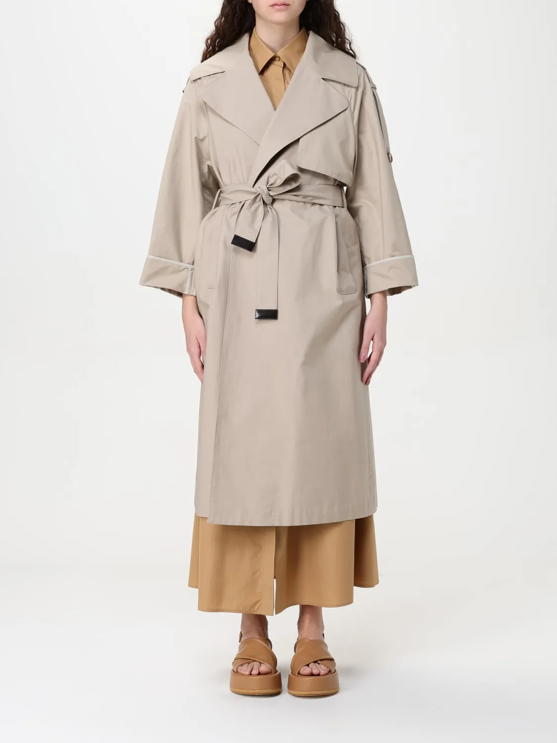 Trench a vestaglia in misto cotone 's Max Mara