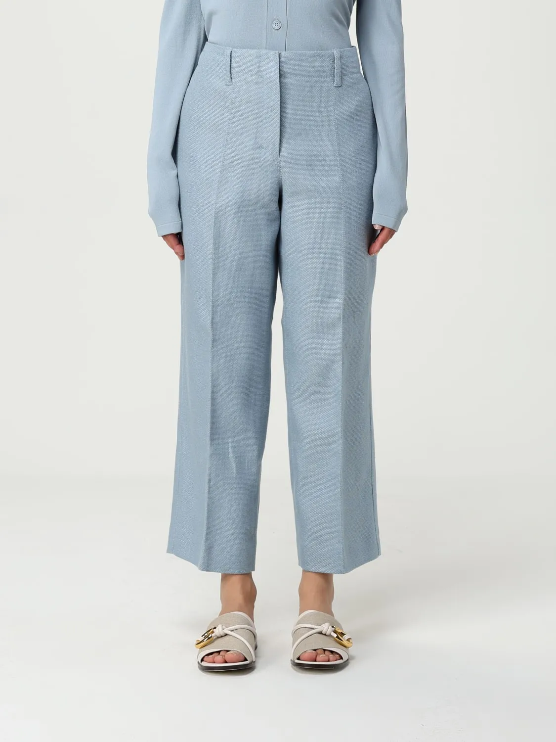 Pantalone 'S Max Mara in misto lino e cotone