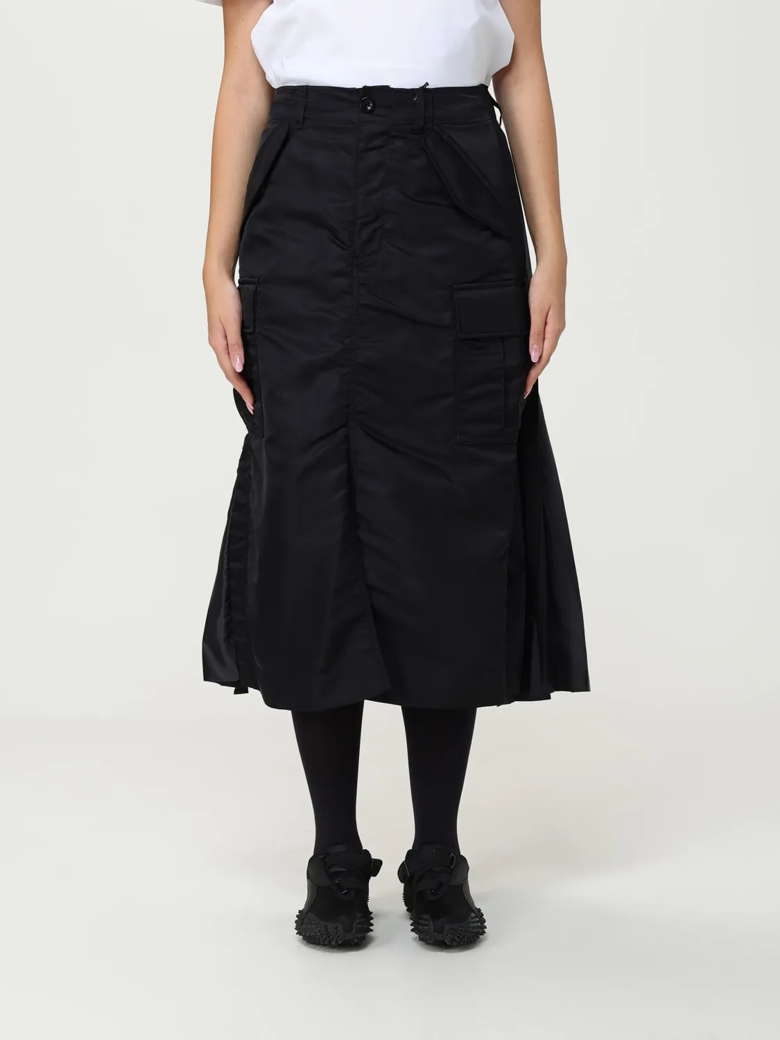 Gonna cargo Sacai in nylon