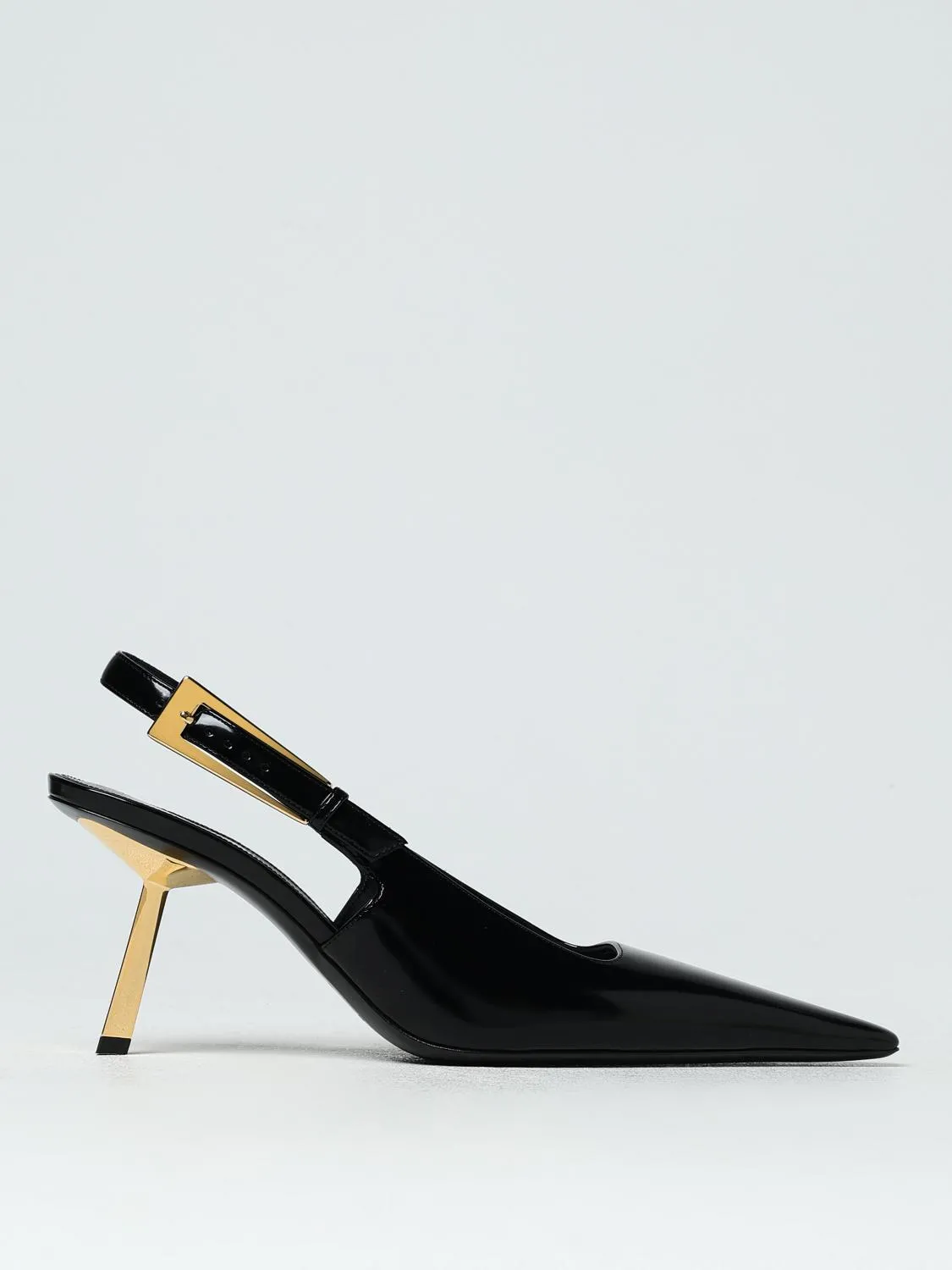 Slingback Lee Saint Laurent in pelle spazzolata