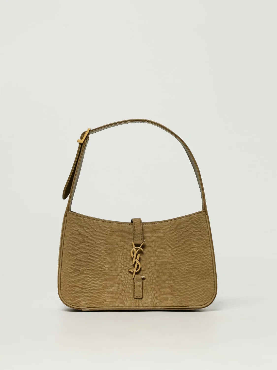 Borsa Le 5 à 7 Saint Laurent in pelle stampa lucertola