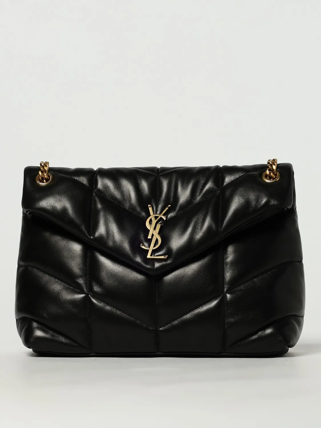 Borsa Puffer Medium Saint Laurent in nappa trapuntata