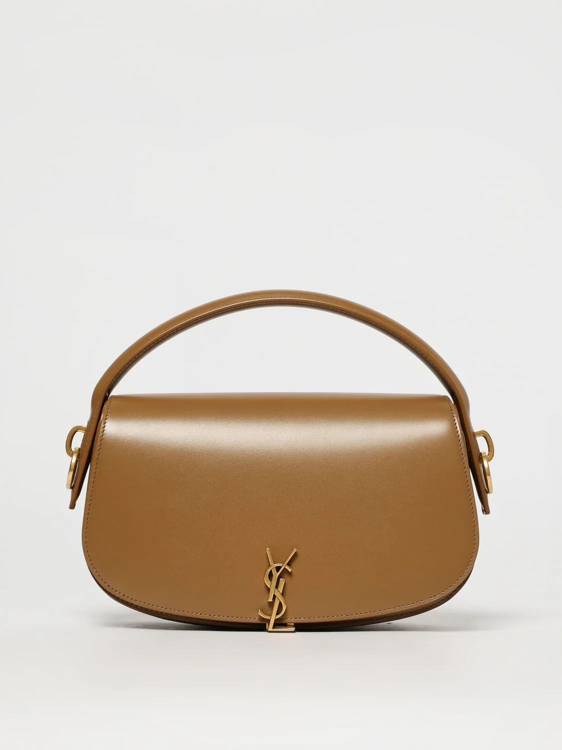 Borsa Voltaire Saint Laurent in pelle spazzolata