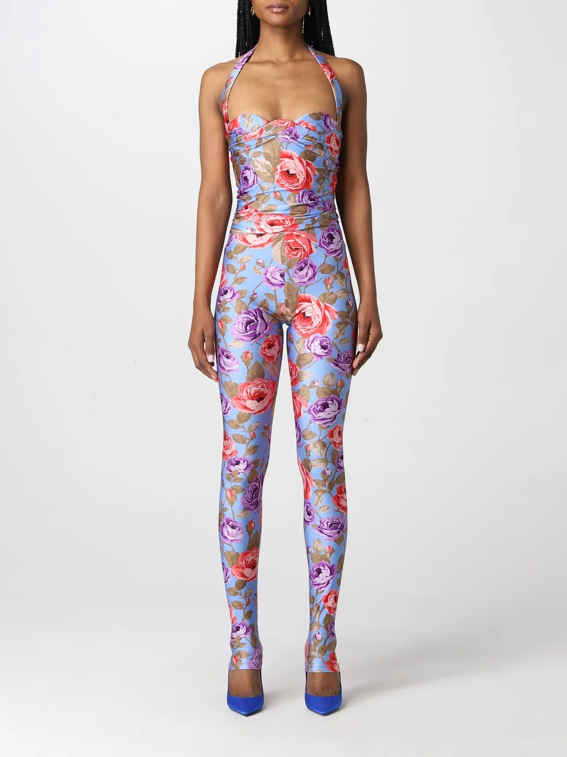 Tuta lunga Saint Laurent in jersey