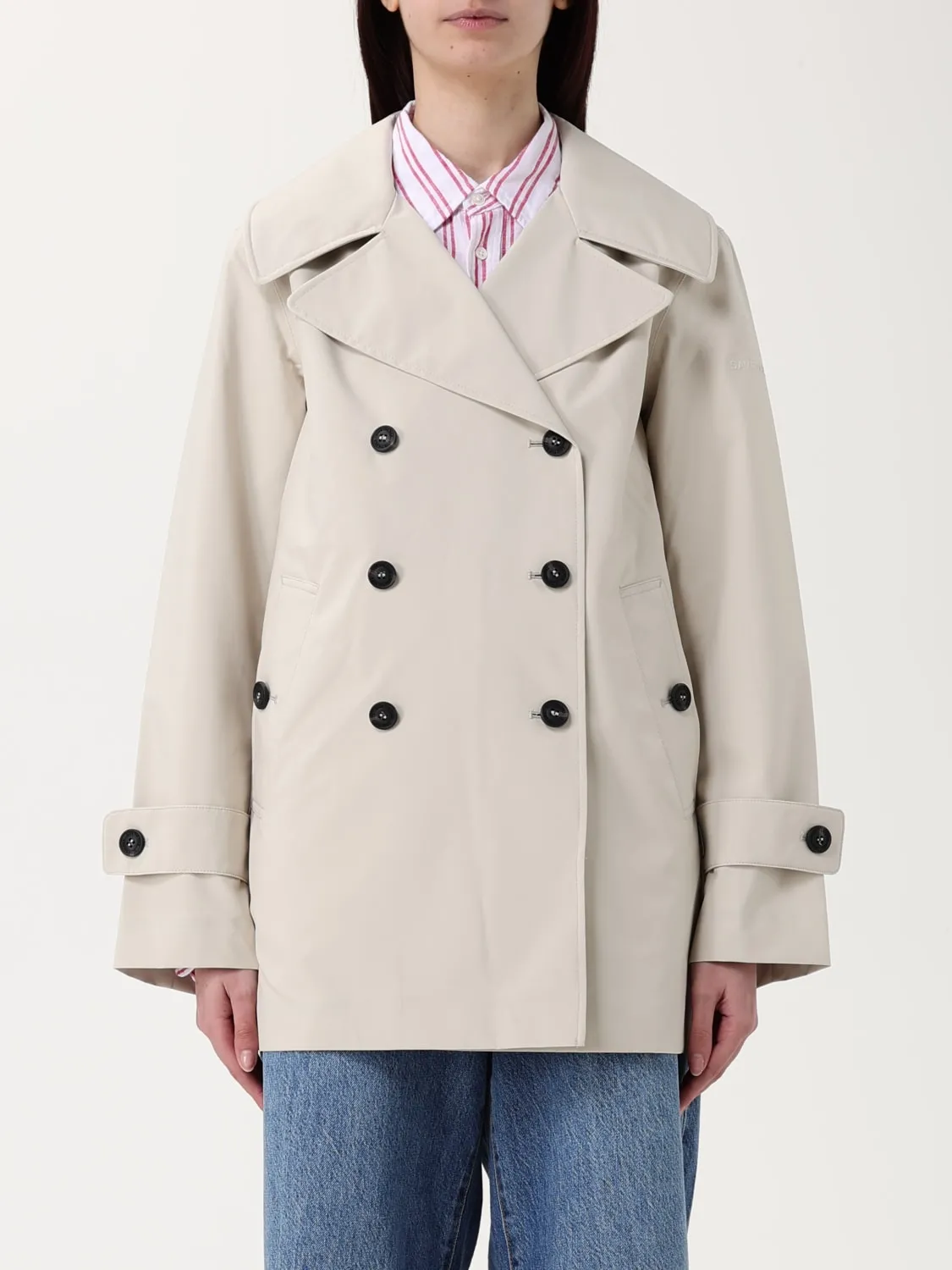 Trench doppiopetto Save The Duck in tessuto tecnico