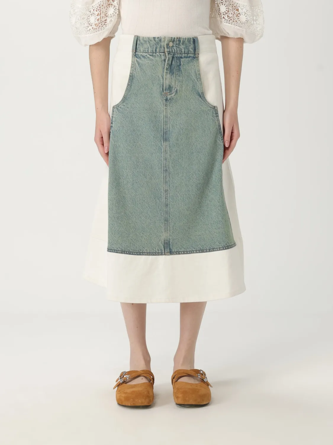 Gonna Sea Ny in denim di cotone