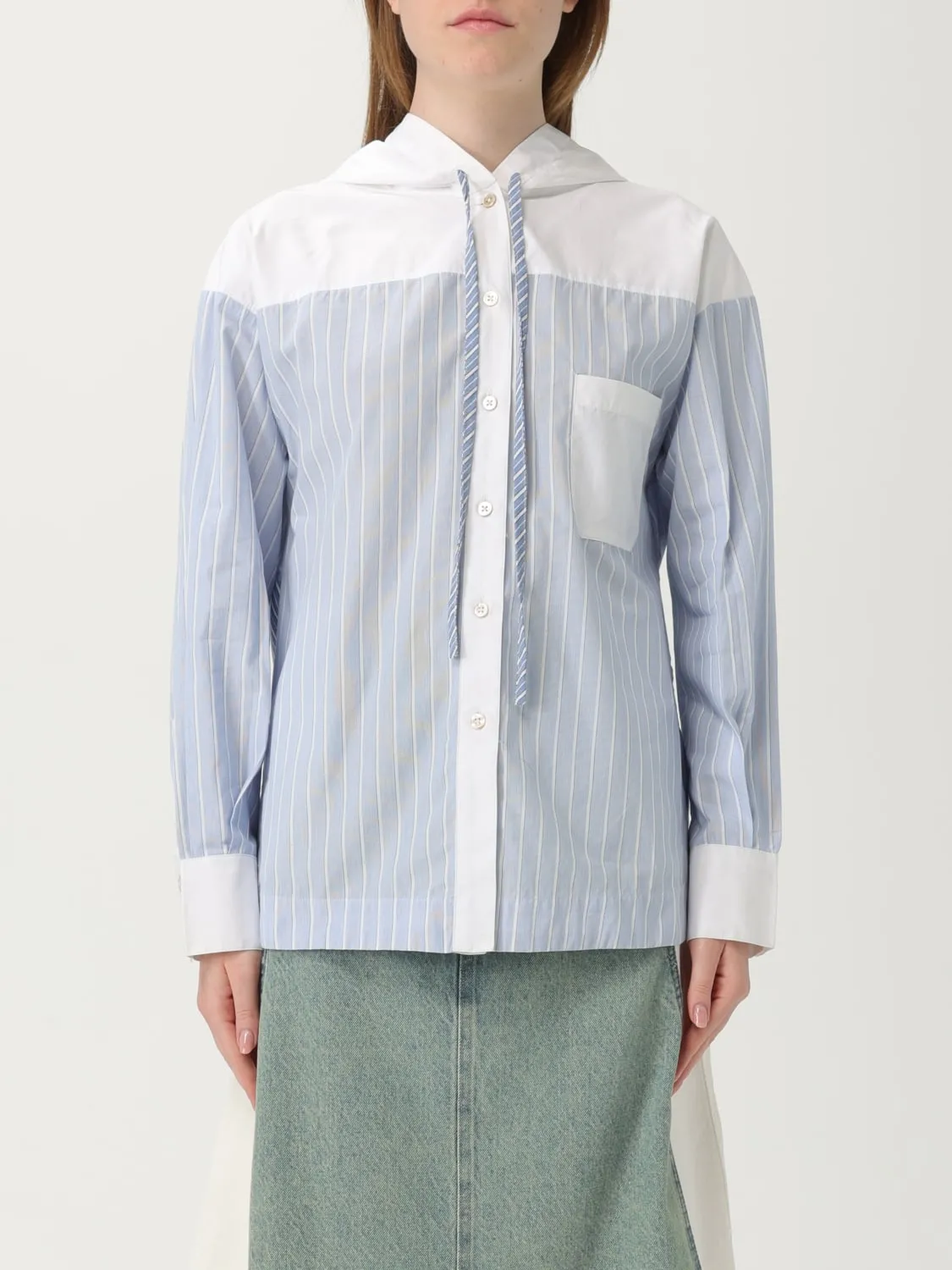 Camicia Sea Ny in cotone con cappuccio