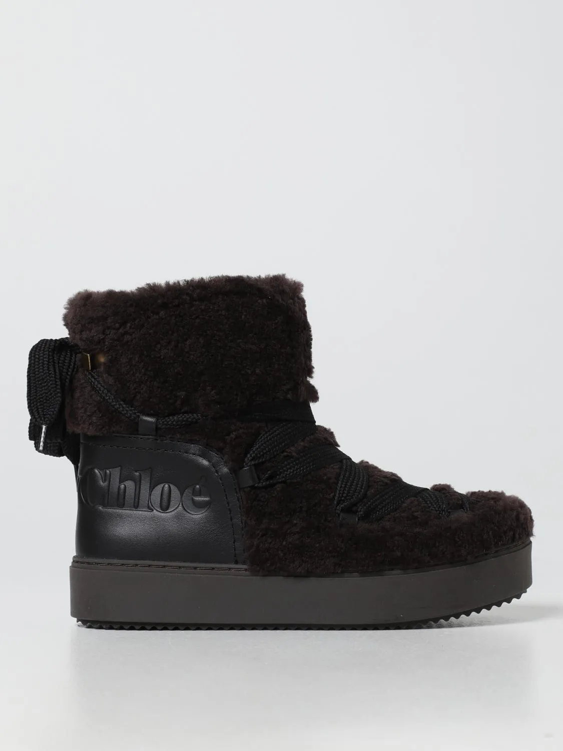 Stivaletto Mahalia See by ChloÉ in pelle e shearling