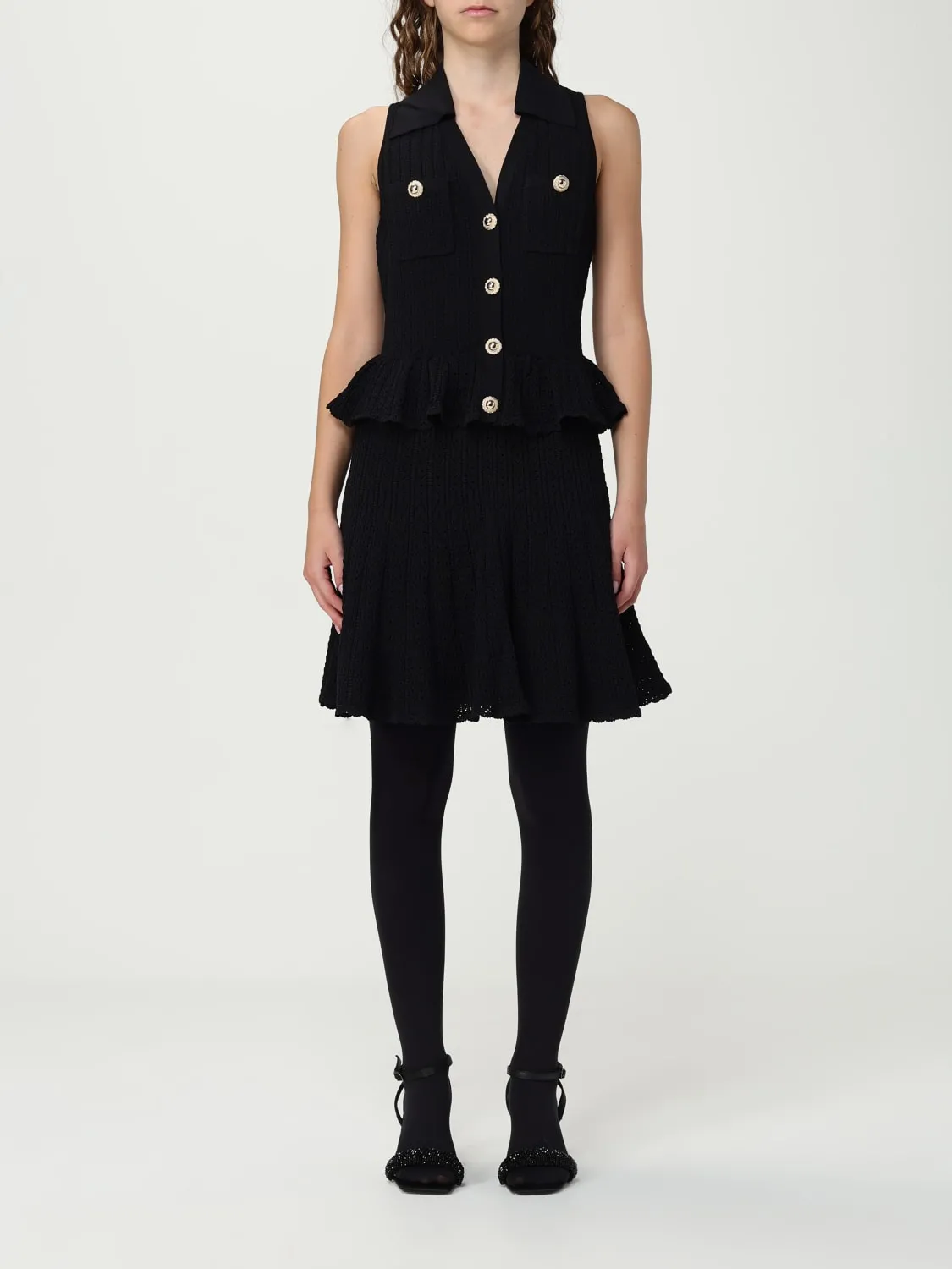 Abito Self-Portrait in misto viscosa