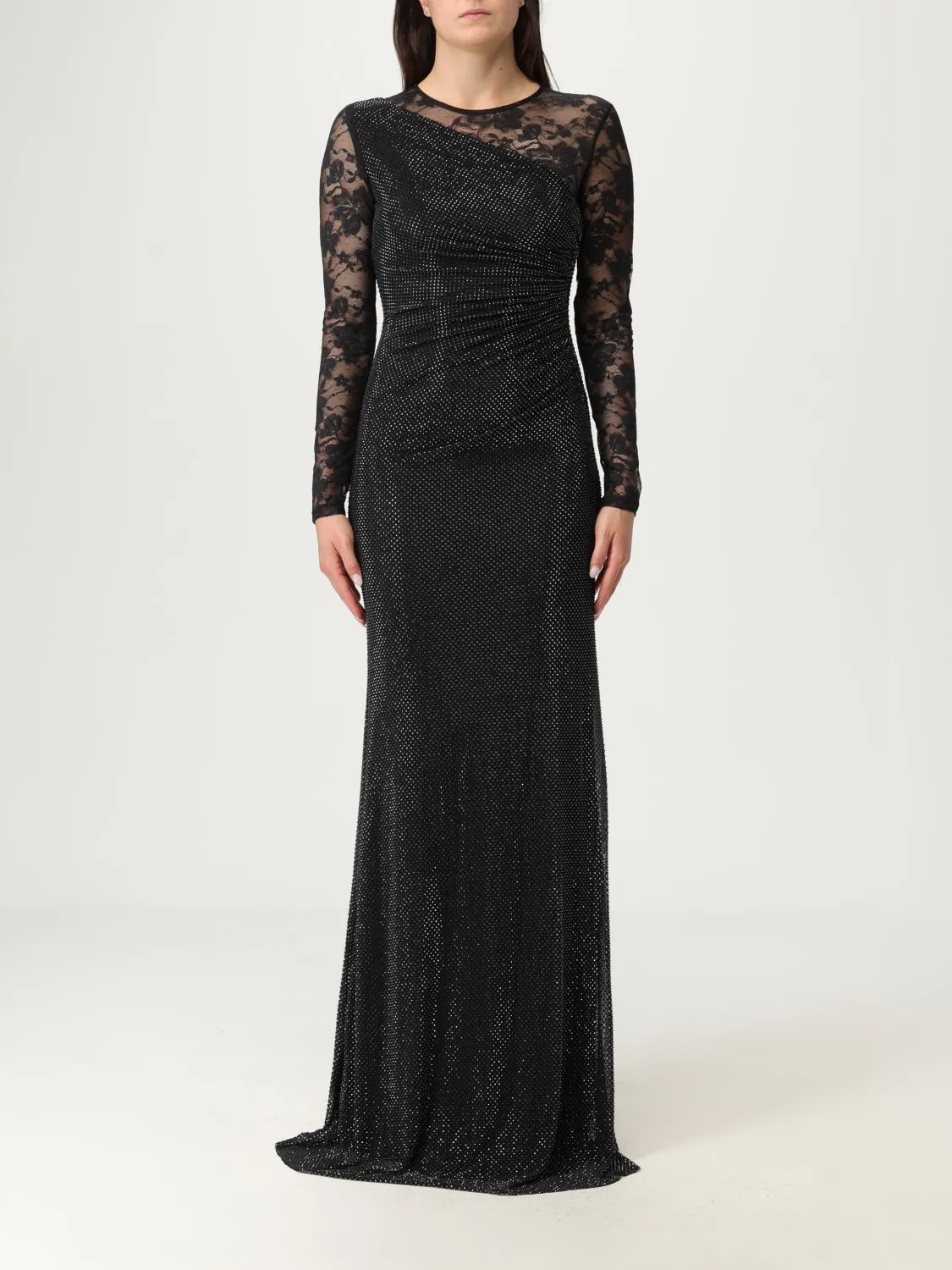 Abito Self-Portrait in tessuto con strass