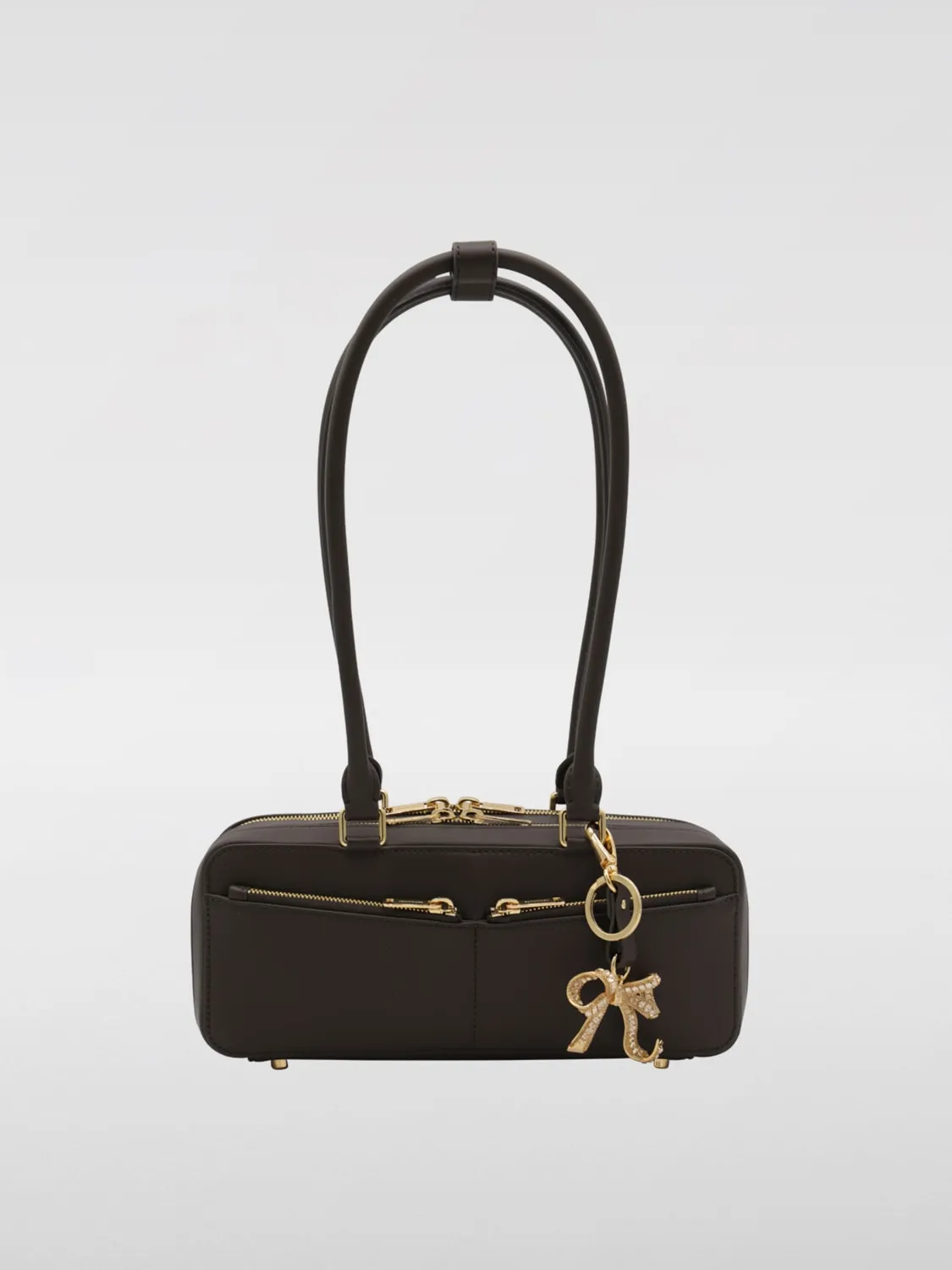 Borsa baguette Self-Portrait in pelle