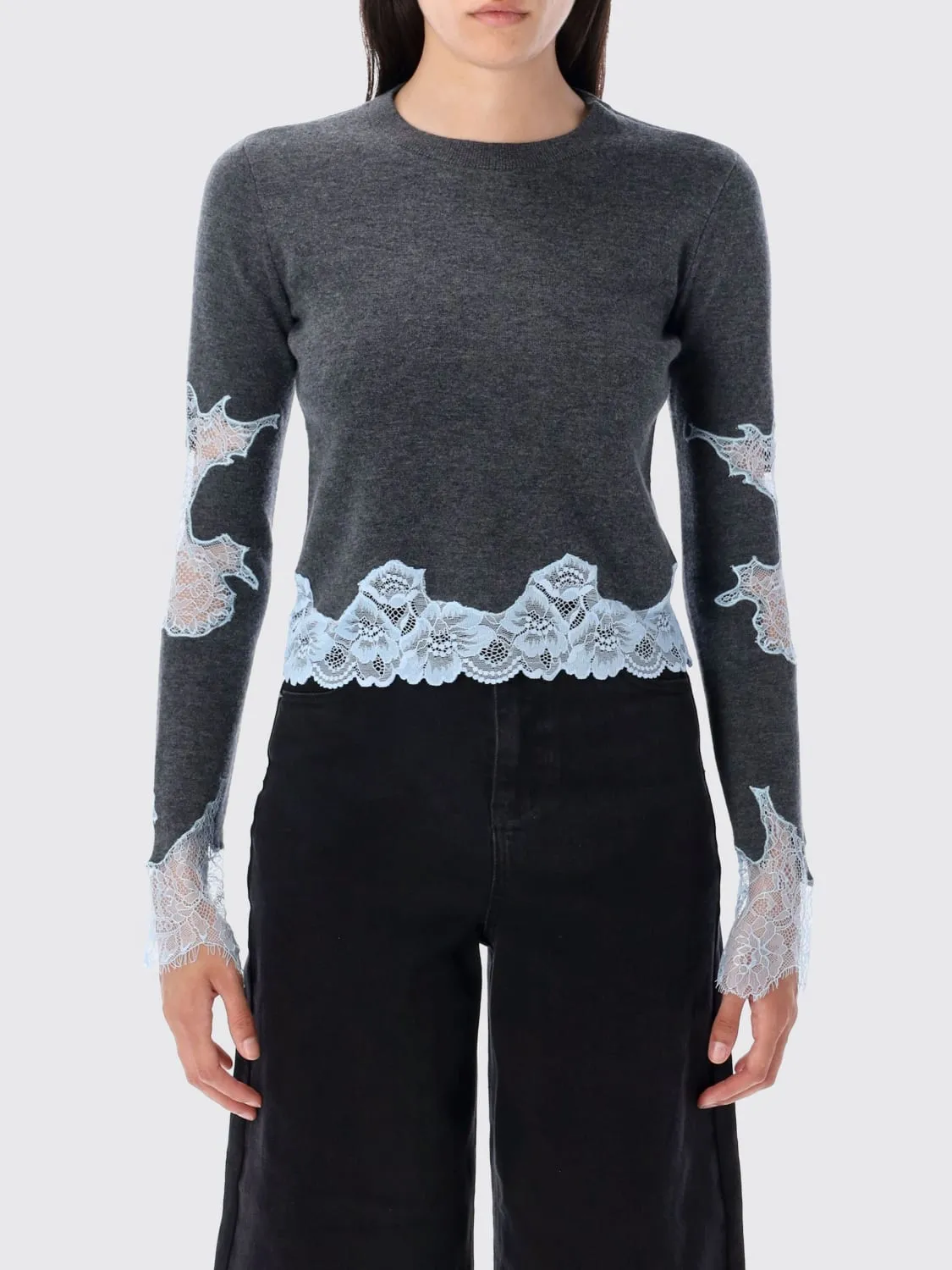 Maglia in lana con ricami Self-Portrait