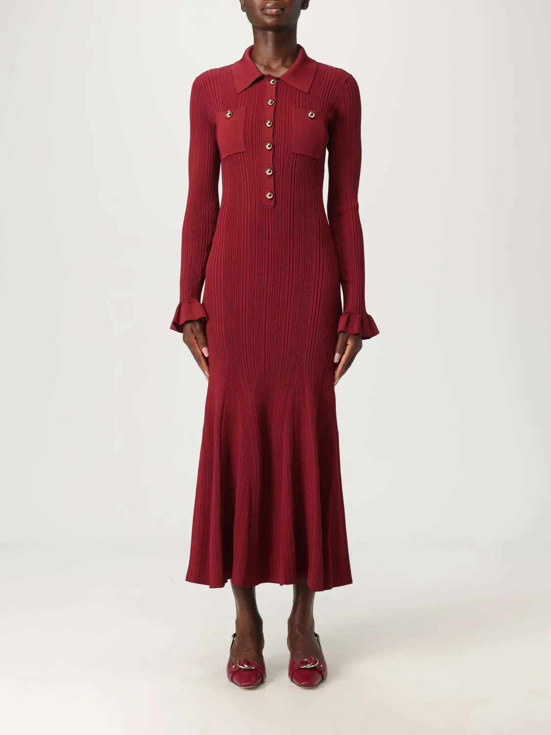 Abito chemisier Self-Portrait in jersey