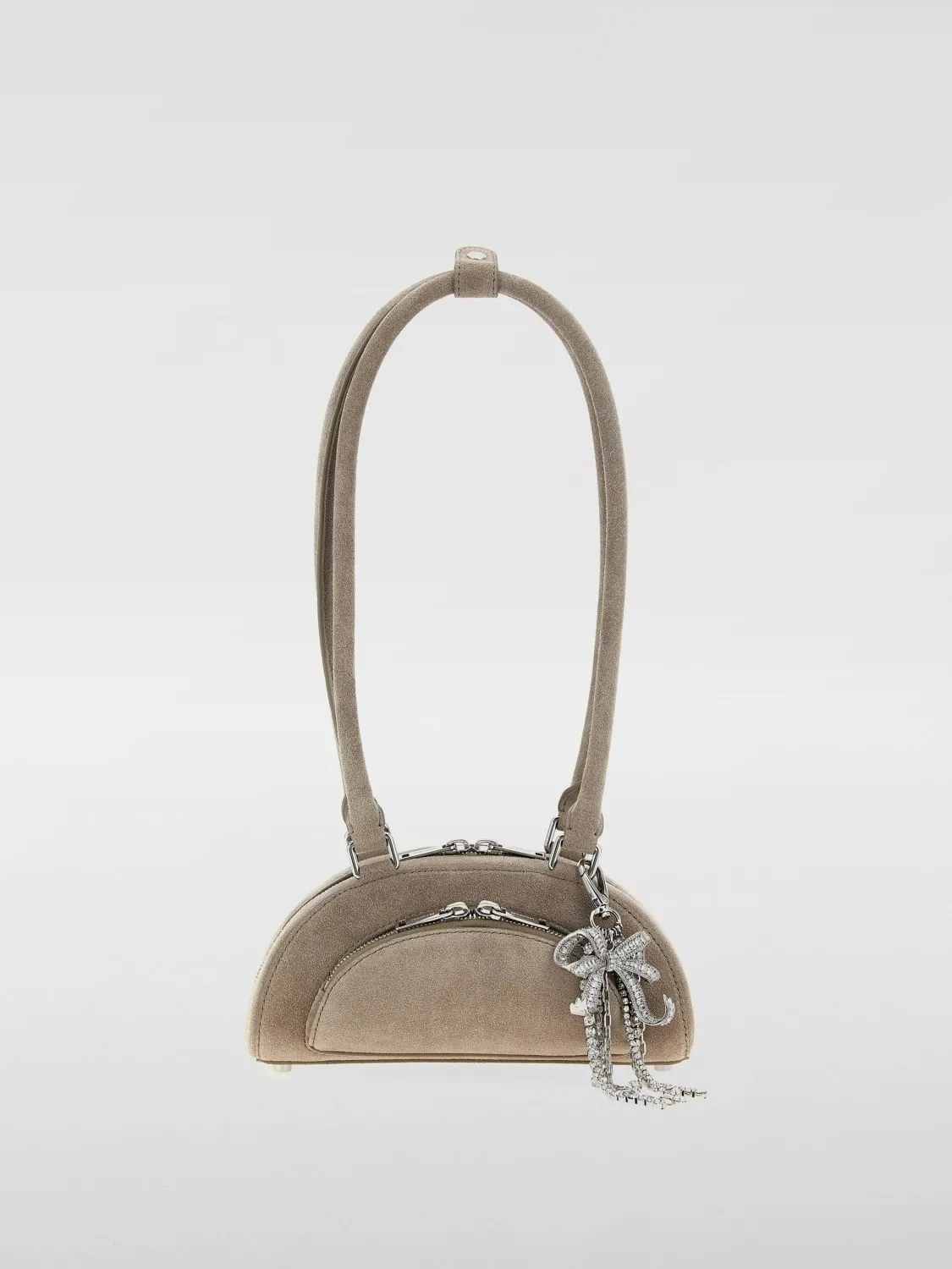 Borsa Self-Portrait in camoscio