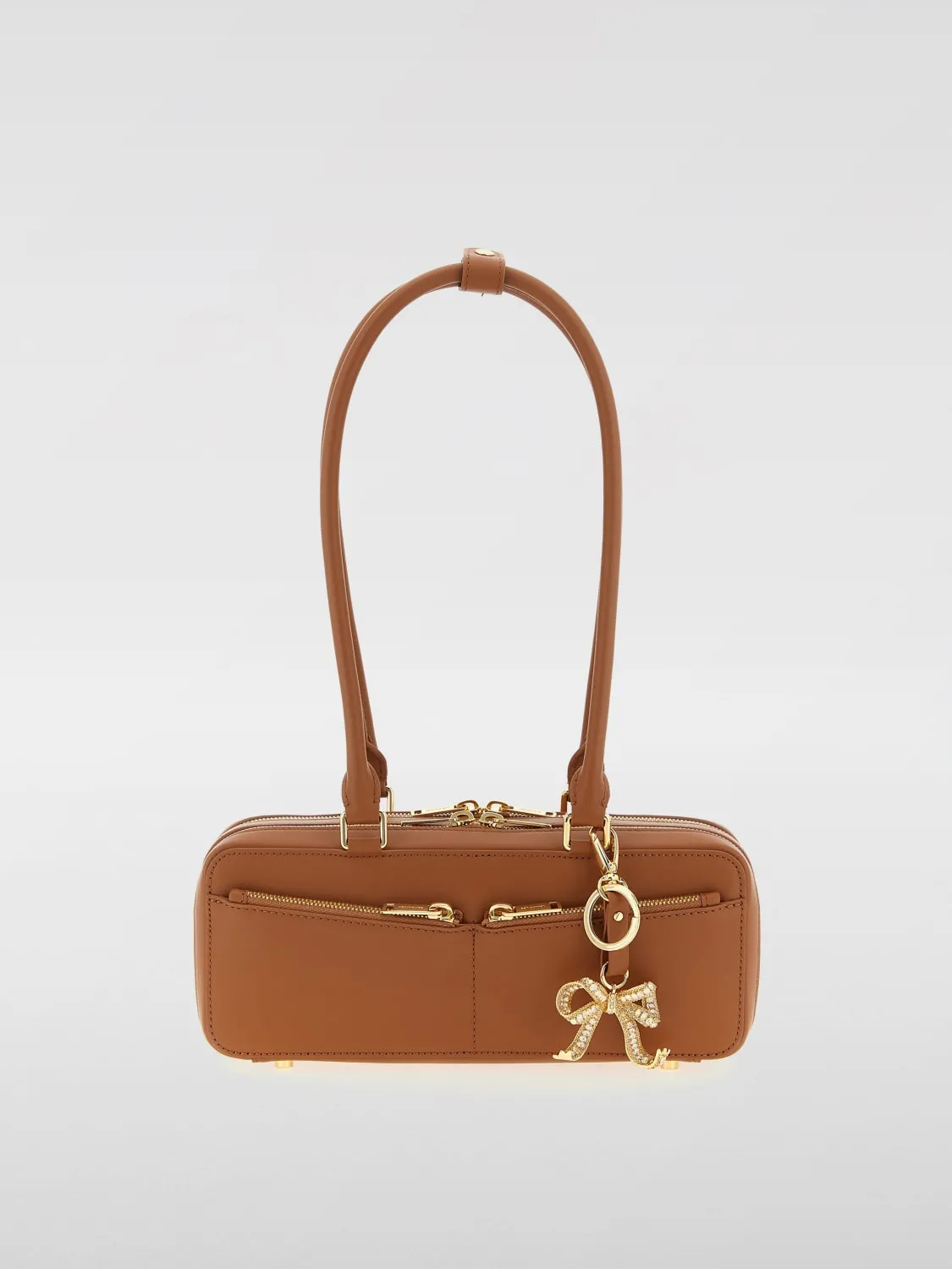 Borsa baguette Self-Portrait in pelle di angello