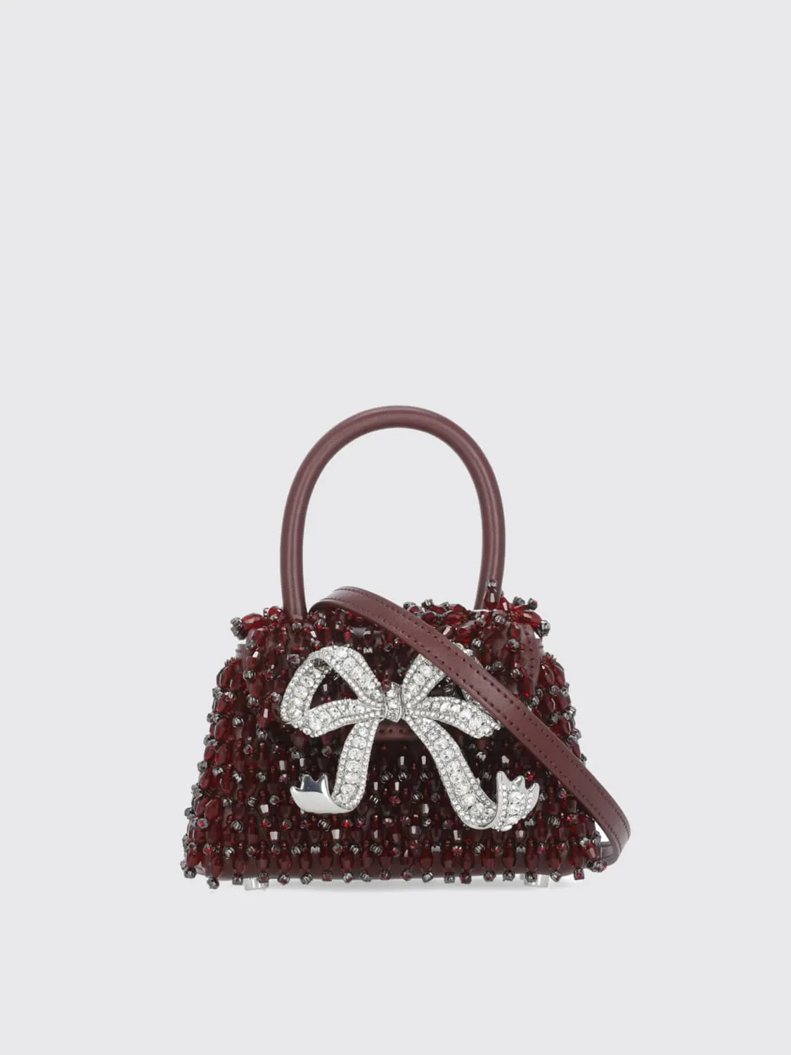 Borsa Self-Portrait con cristalli bow