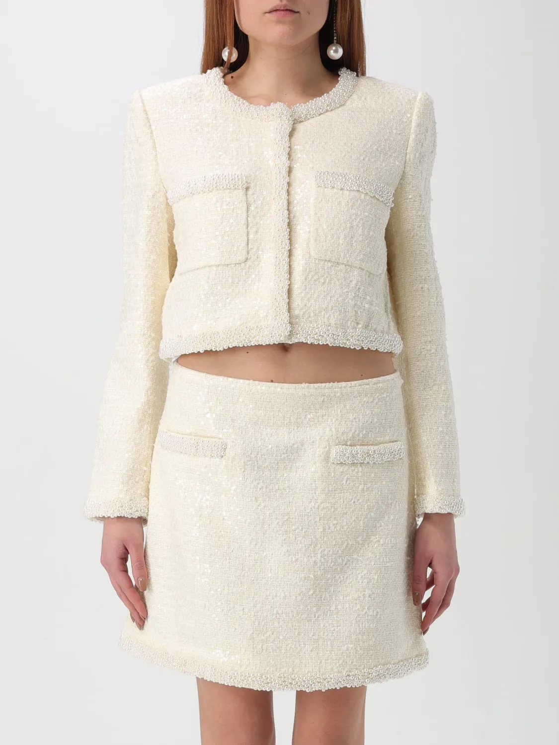 Giacca Self-Portrait in bouclè