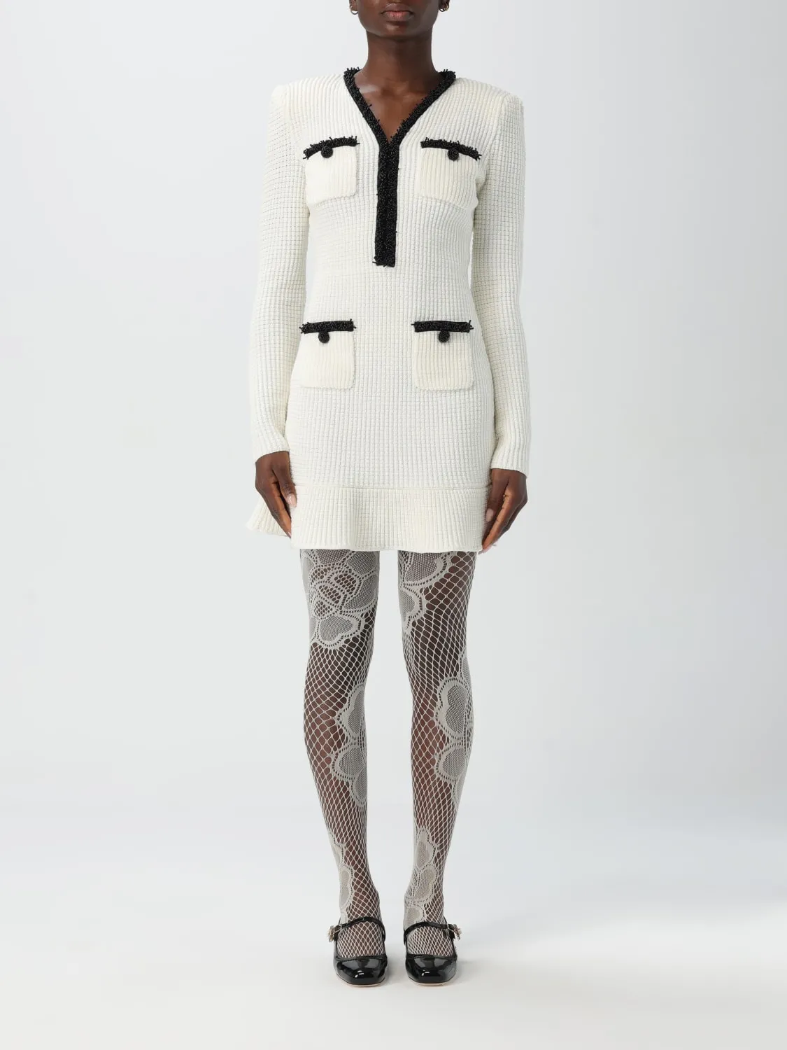 Abito Self-Portrait in misto lana