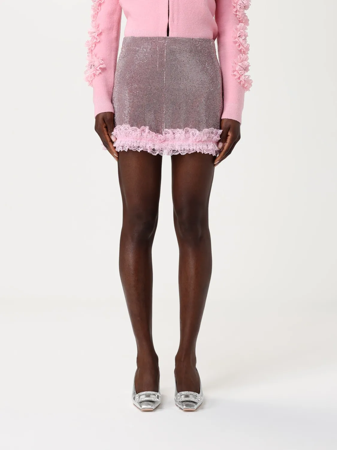 Gonna di strass Self-portrait