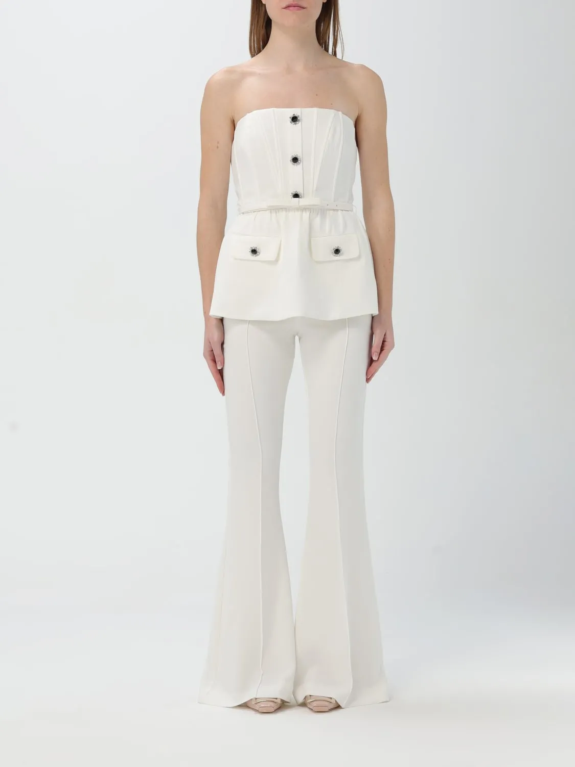 Tuta elegante Self-Portrait in crêpe