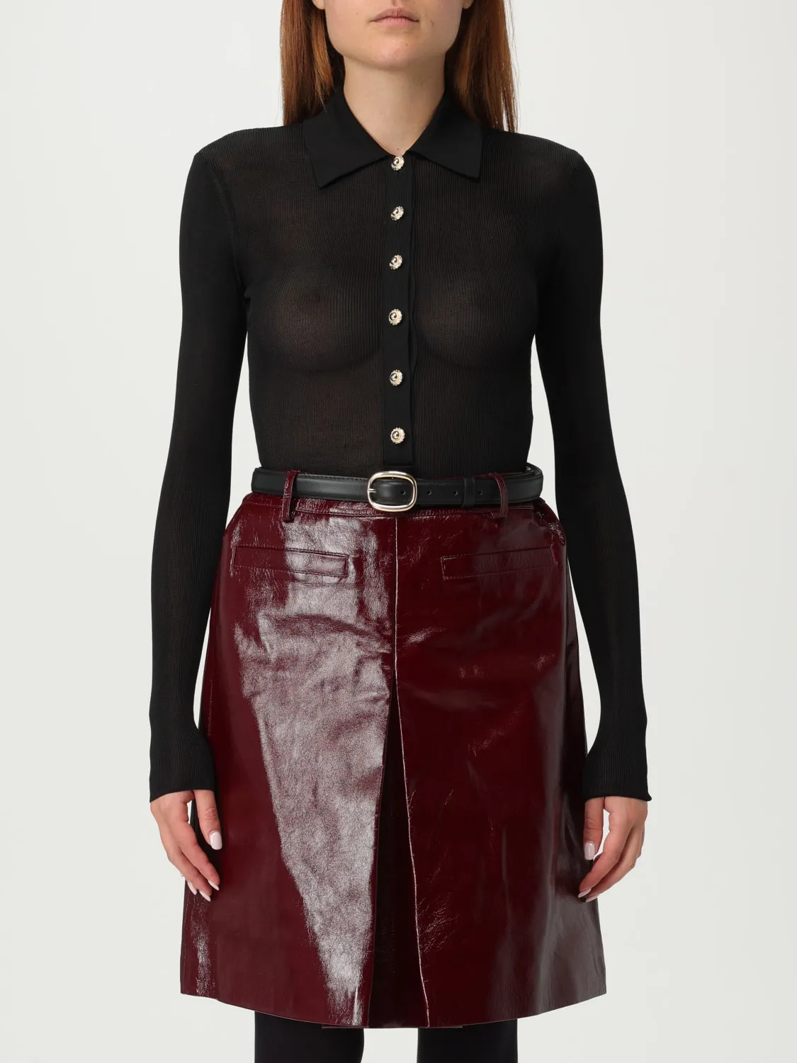 Body a polo in viscosa Self-Portrait