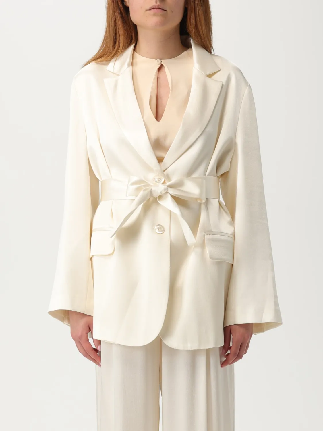 Blazer Semicouture in misto seta