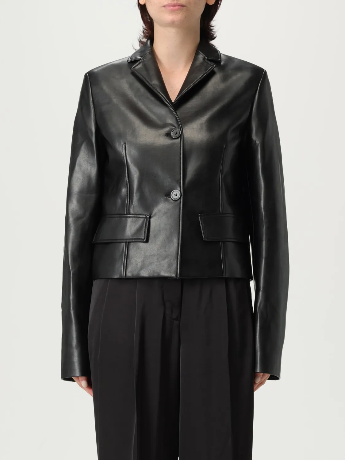 Giacca di eco-pelle Semicouture