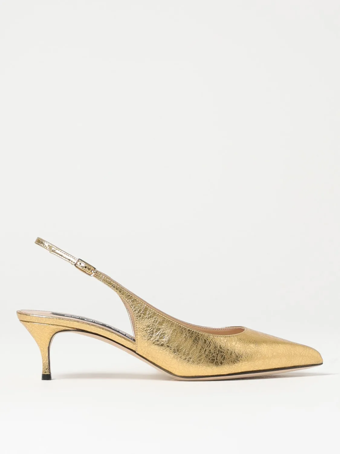 Slingback Sergio Rossi in pelle laminata