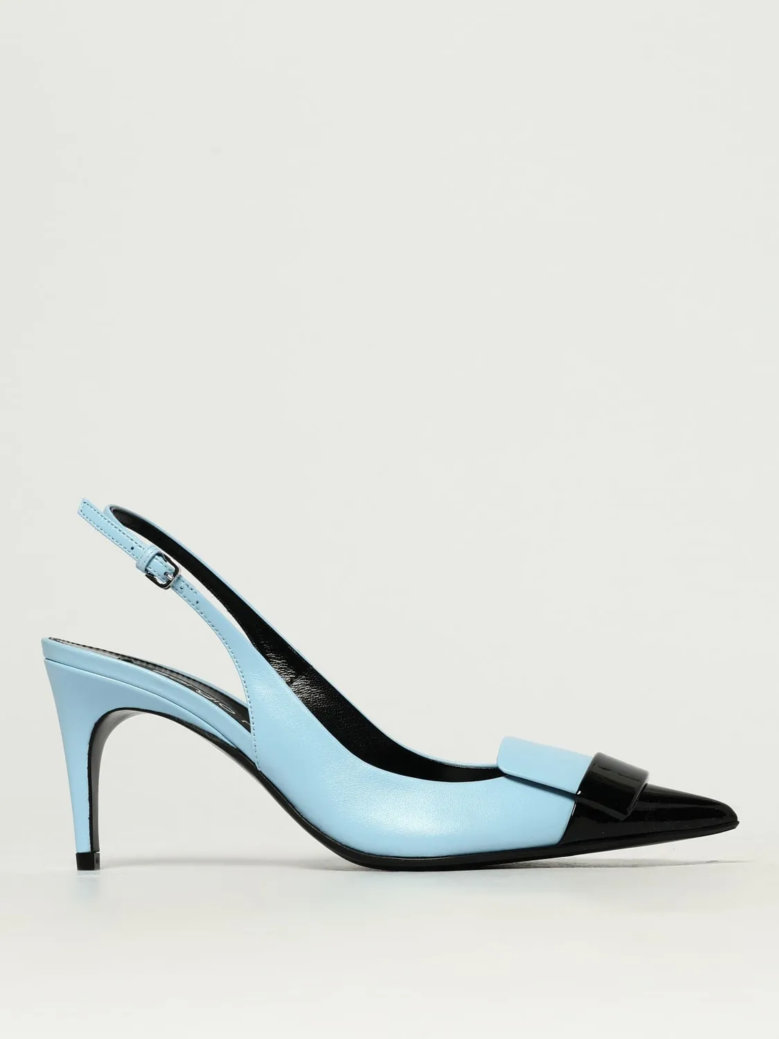 Slingback Sergio Rossi in nappa e vernice