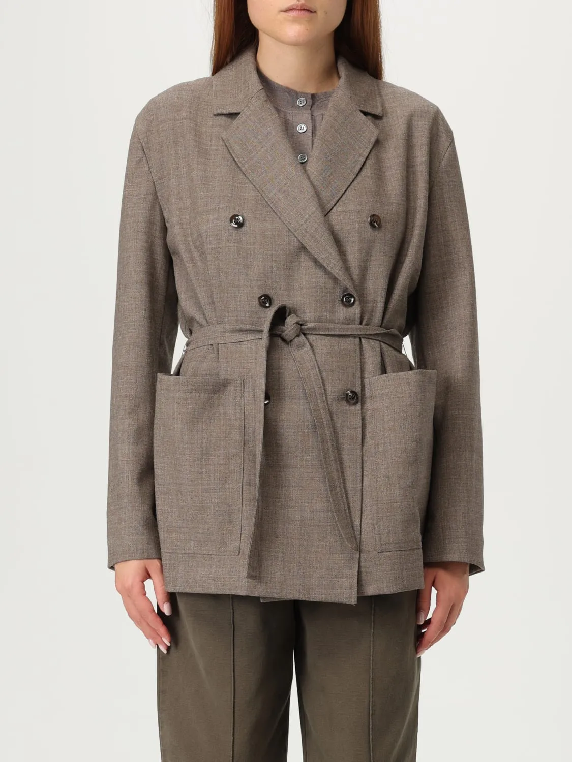 Blazer doppiopetto Soeur in lana vergine