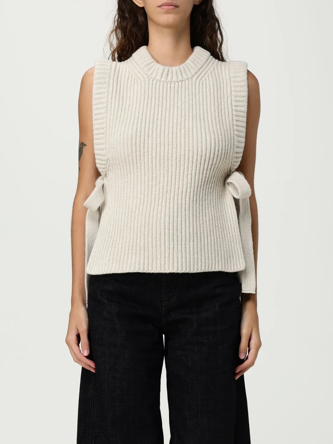 Gilet in maglia di lana Soeur