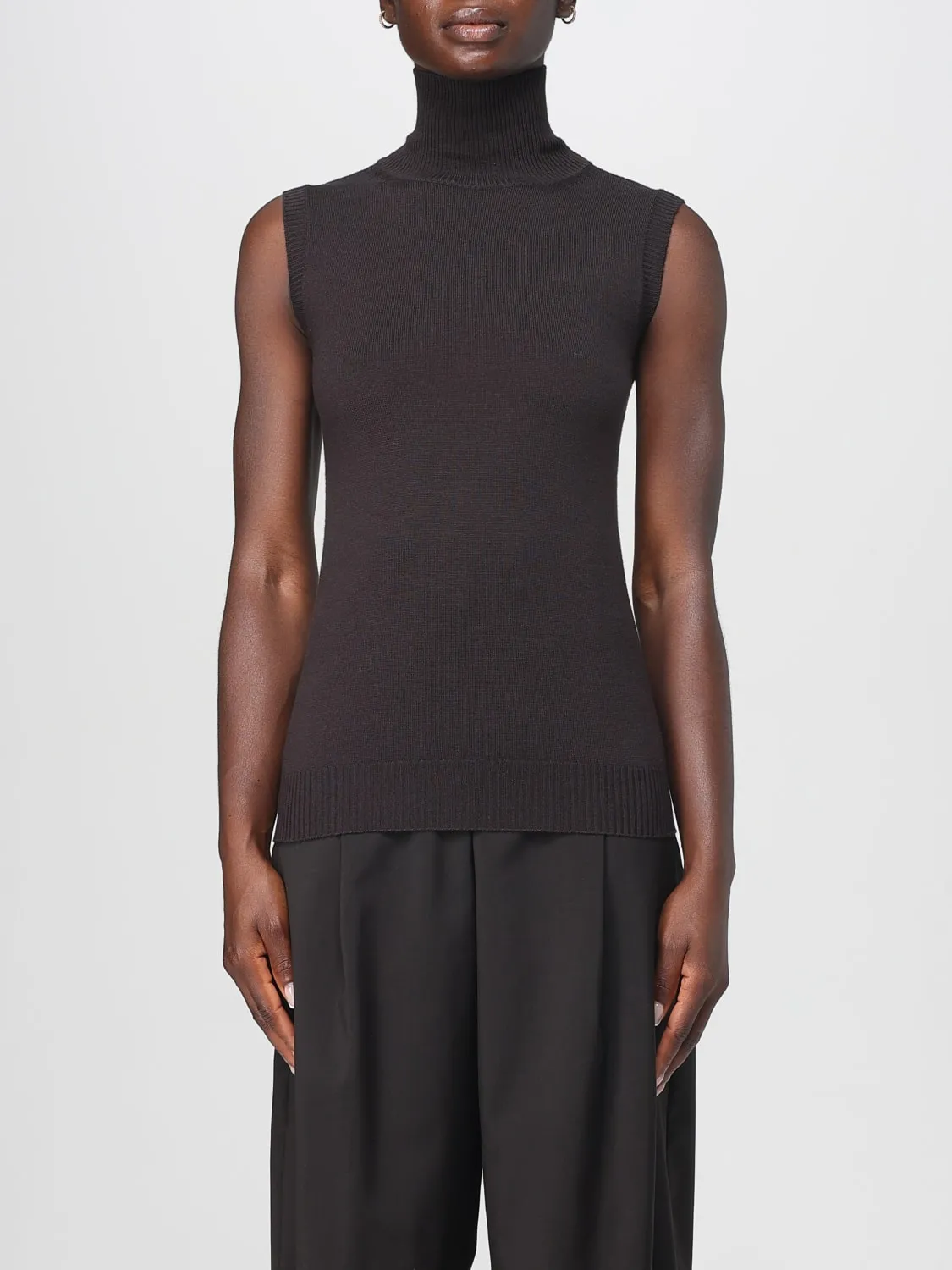 Top a dolcevita in lana stretch Sportmax