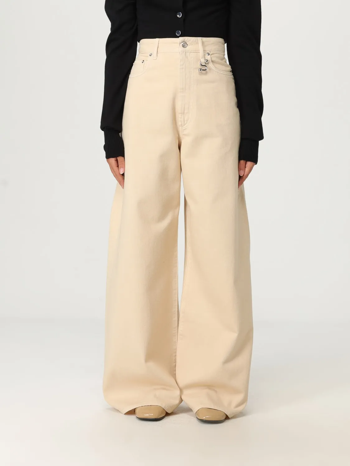 Pantalone a zampa Sportmax in denim