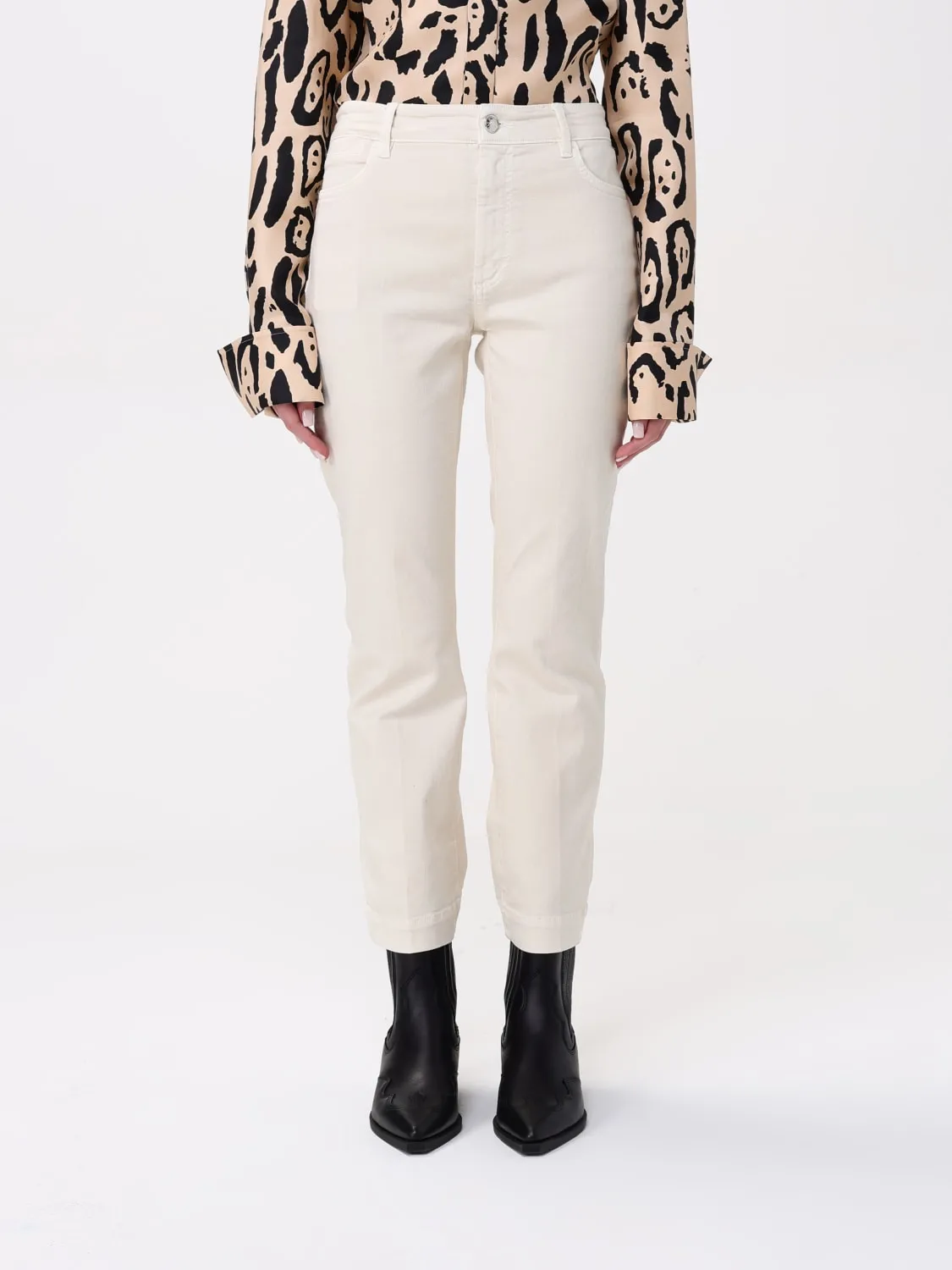 Pantalone Sportmax in cotone stretch