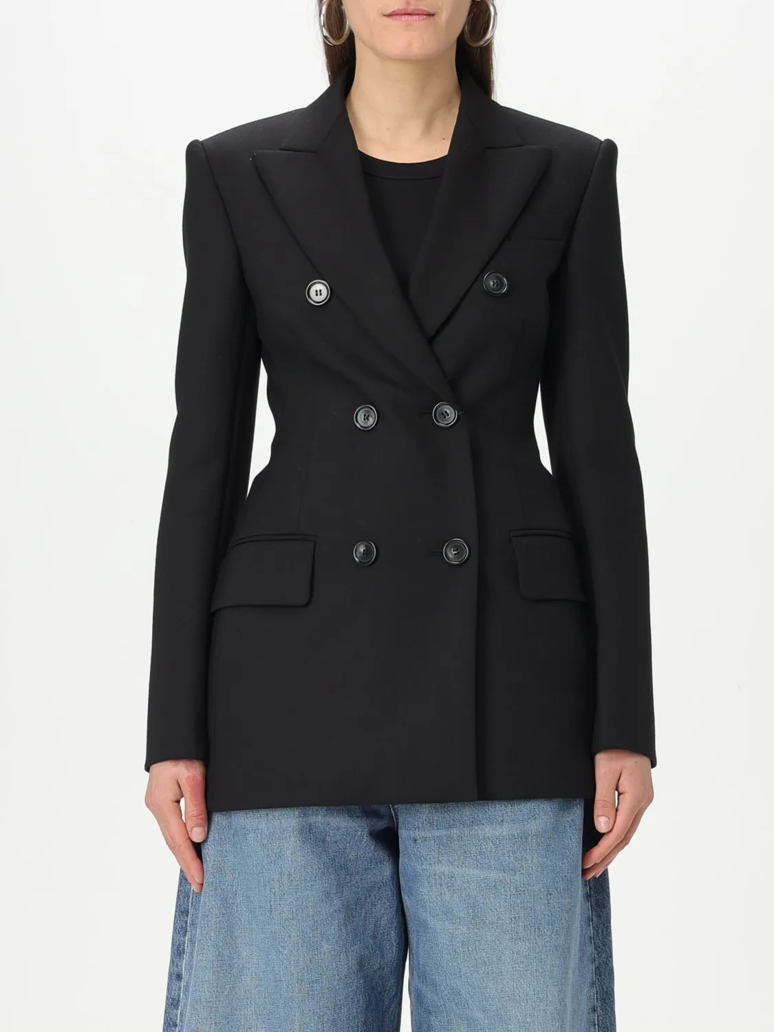 Blazer doppiopetto Sportmax in lana vergine