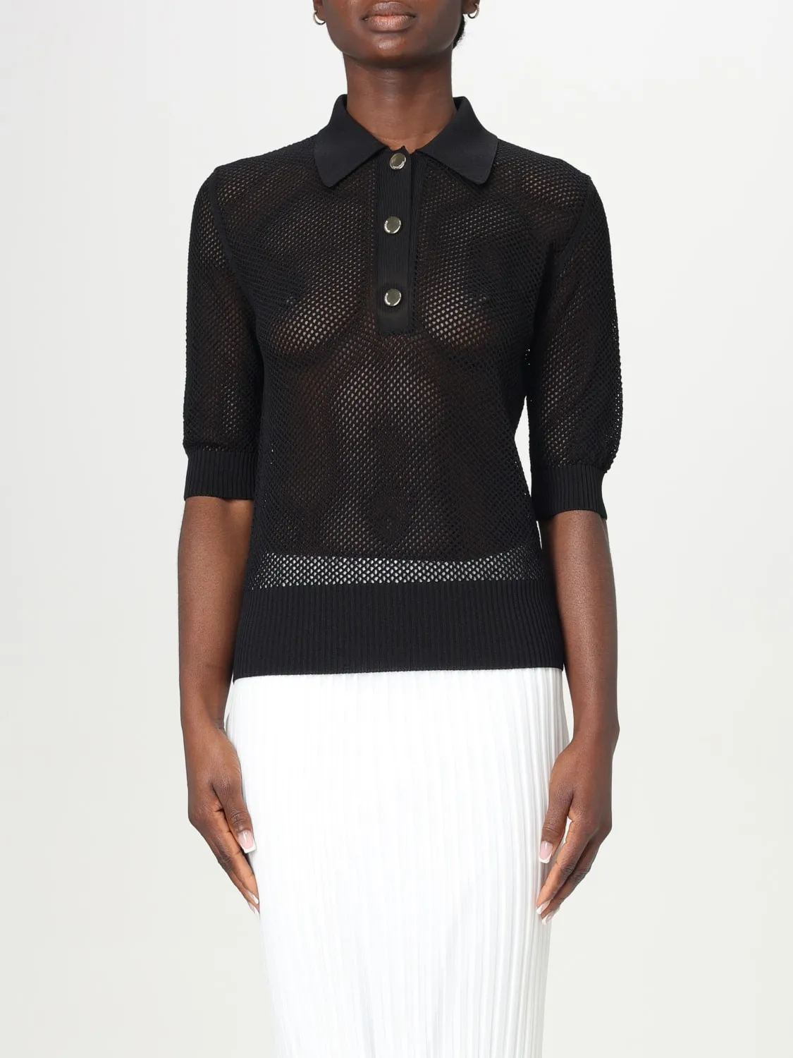 Polo in maglia di viscosa Sportmax