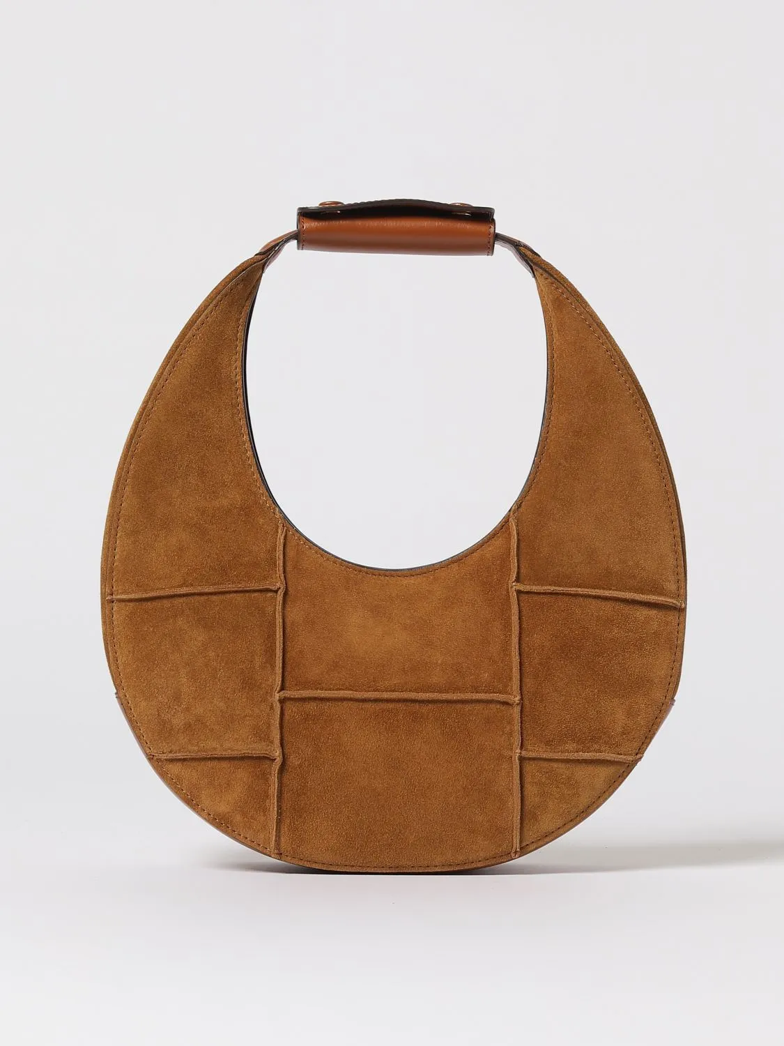 Borsa Moon Staud in pelle scamosciata