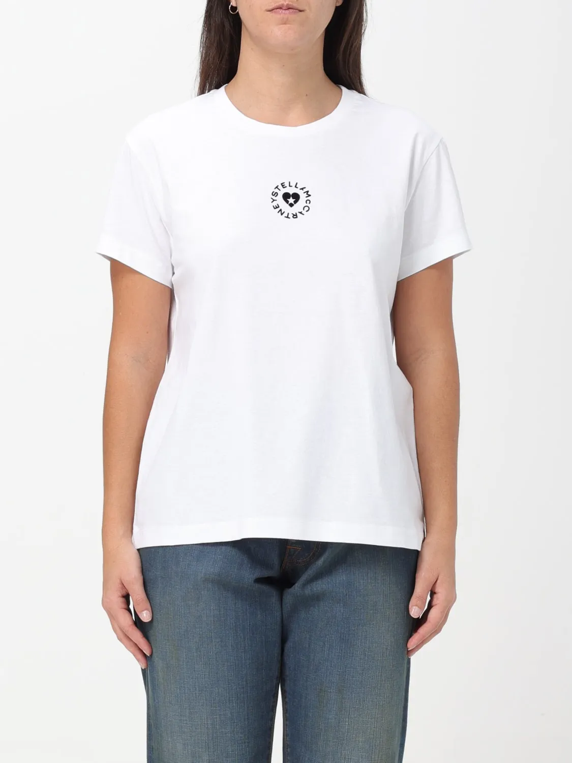 T-shirt Lovestruck Stella McCartney in jersey con logo