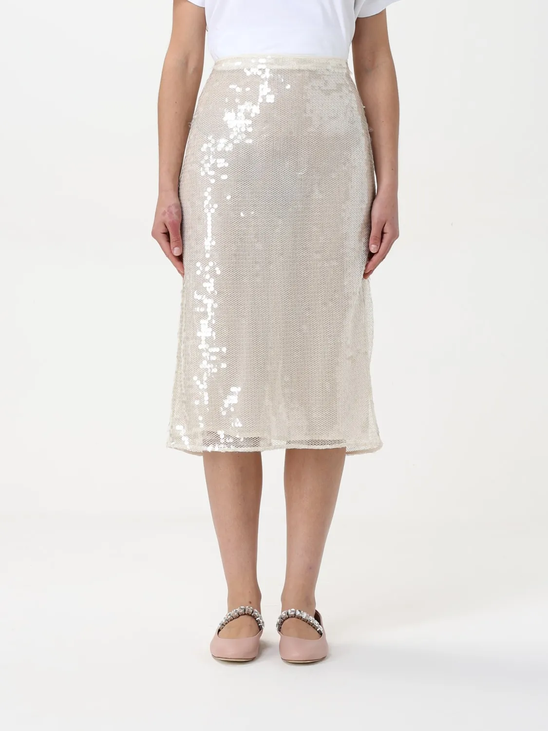 Gonna Stella McCartney in tessuto paillettato