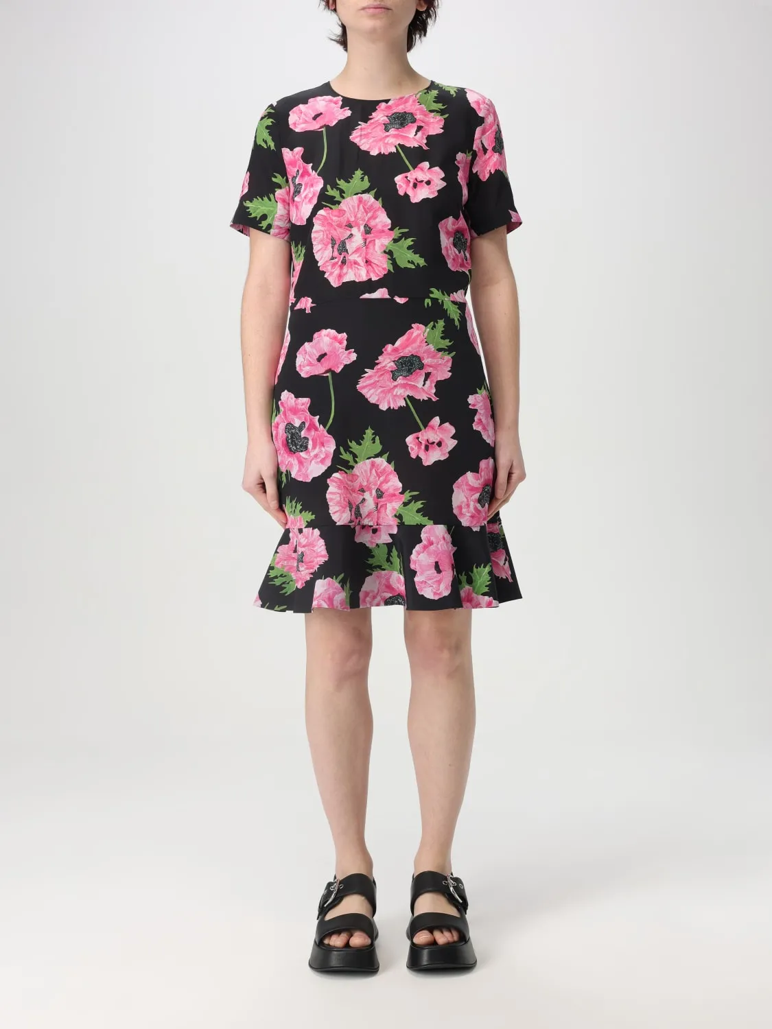 Abito Stella McCartney in seta con stampa floreale