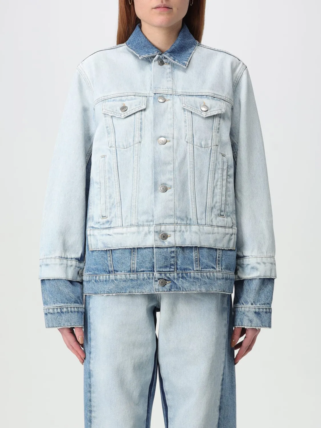 Giubbotto Stella McCartney in denim di cotone