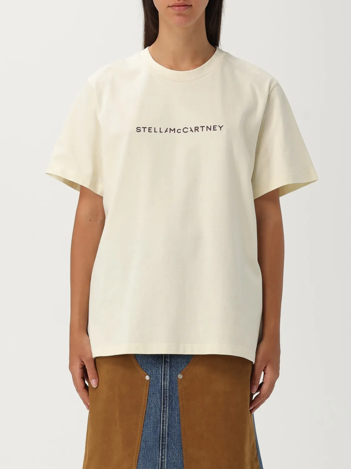 T-shirt Stella McCartney in cotone con logo