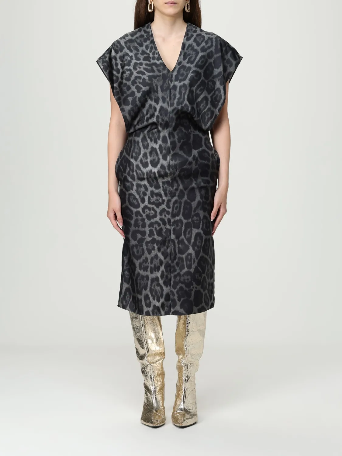 Abito Stella McCartney in seta animalier